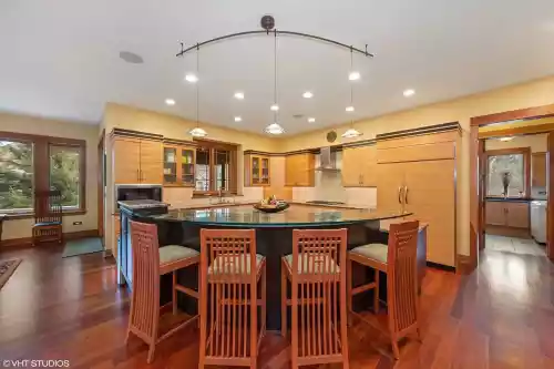 Black Kitchen Island