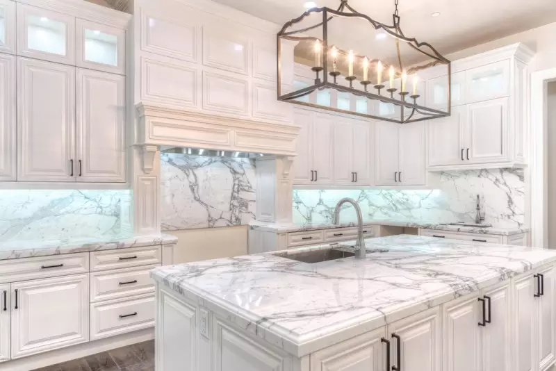 Kitchen Island with Granite Top