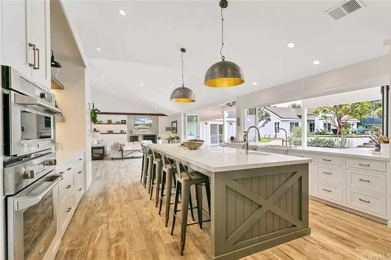 Gray And White Kitchen