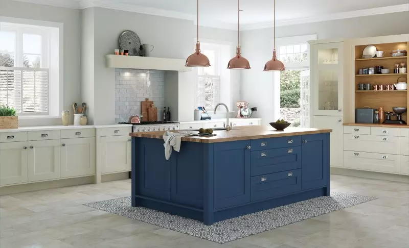 Blue Kitchen Cabinets