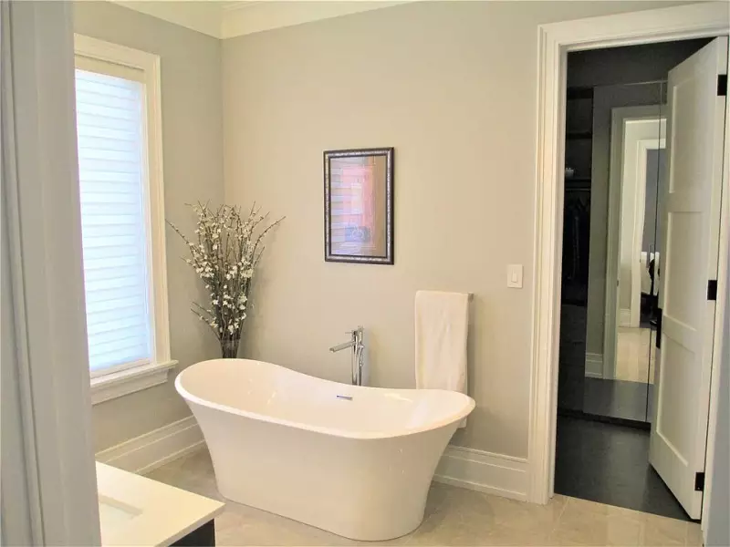 Grey and White Bathroom