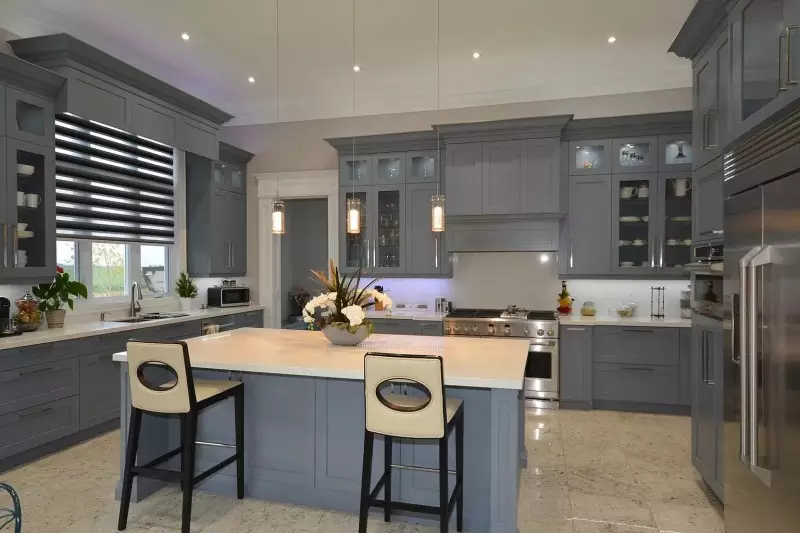 Gray Kitchen Cabinets
