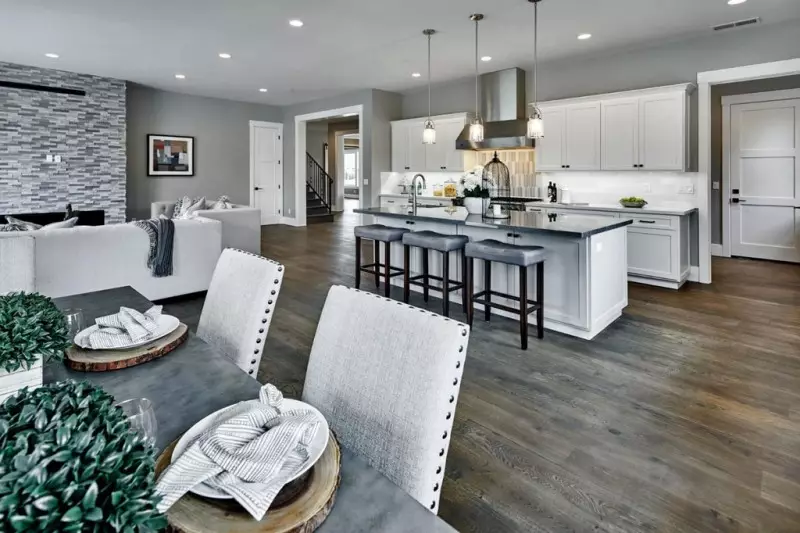 Grey and White Modern Kitchen