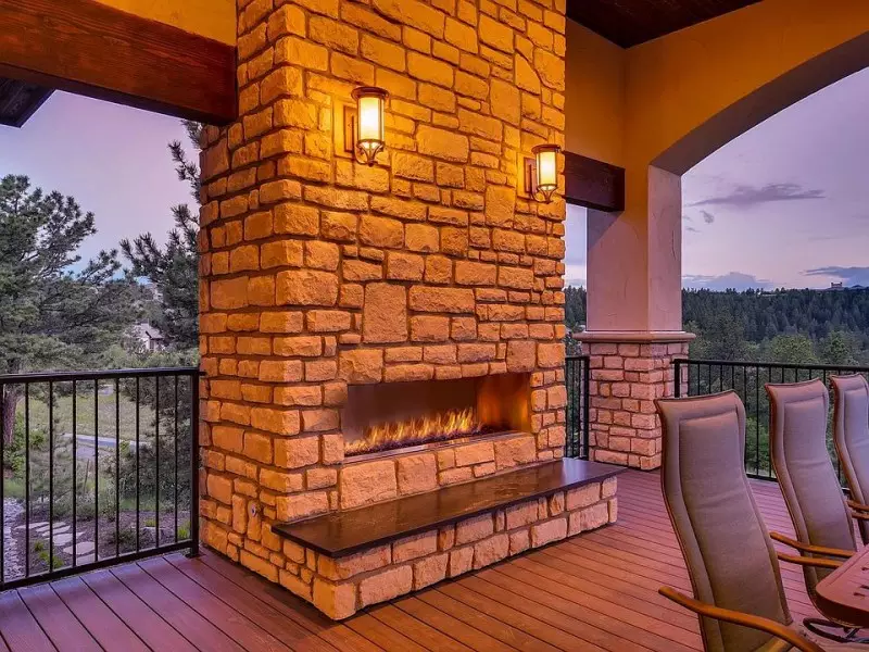 Deck Fireplace