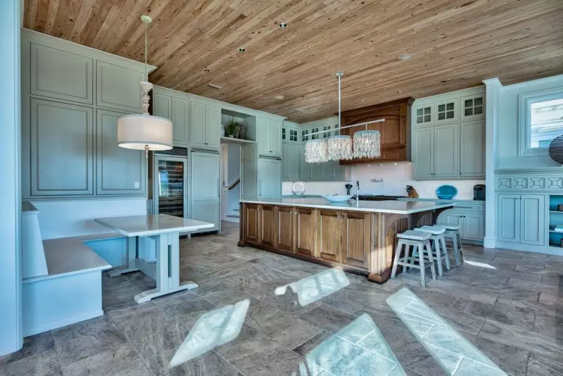 Blue Kitchen Cabinets