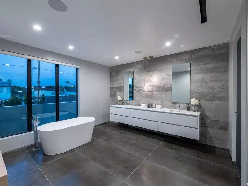 Dark Grey Bathroom