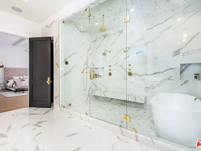 Grey and White Bathroom