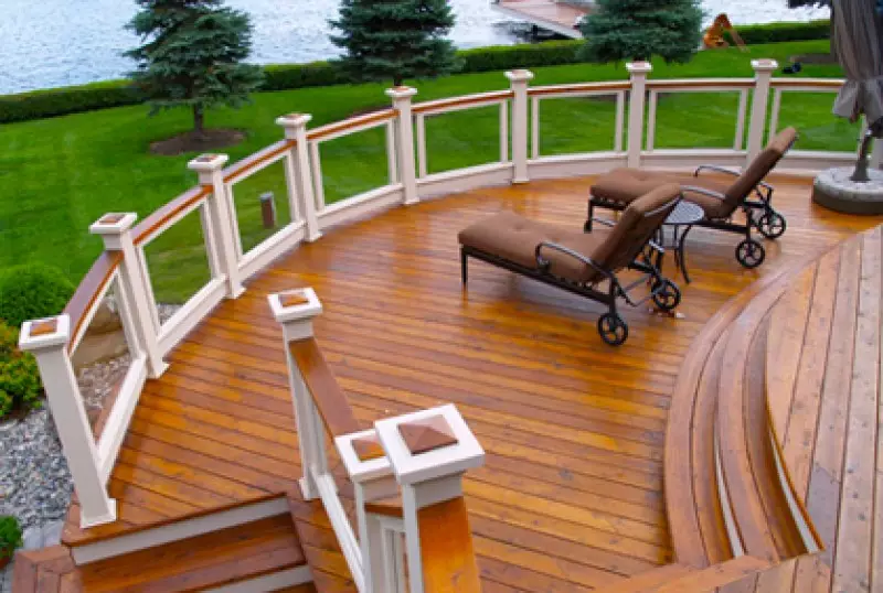 Cedar Wood Decking